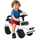 HOMCOM 3 in 1 Kids Ride On Car G350 Licensed Foot To Floor Slider Toddler Push Along NO POWER White 12-36 months