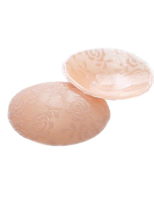 Beige Silicone Lace Pasties Covers | Size : One size-image-19