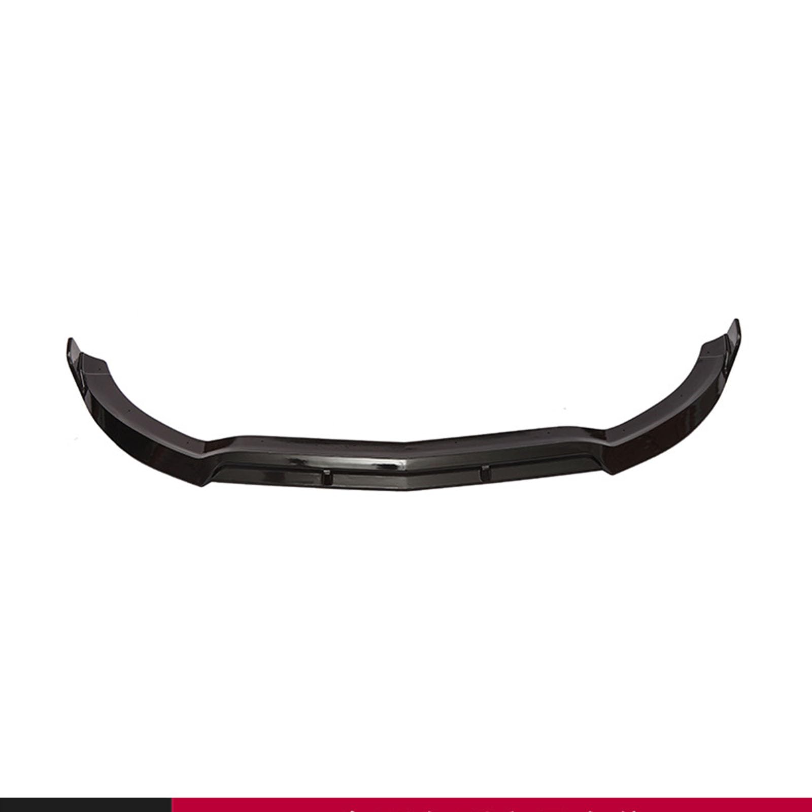 Compatible with Benz C-Class W205 Early 2015-2018, Car Front Bumper Spoiler Lip, Shark Fin Diffuser, Lower Protection Cover,A Glossy Black