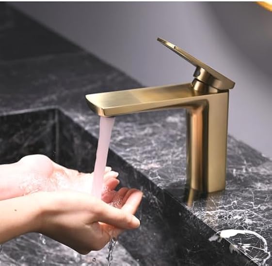 Rubinetto Lavabo Bagno Monocomando - Cromo, Con Tubi 60 Cm, Miscelatore Piano, Risparmio Idrico - Foto 4