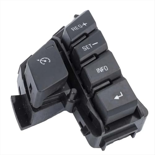 car Cruise Control Button for Chevrolet for Malibu 2008 2009 2010 2011 for HHR 2006 2007 2008 2009 2010 2011 Steering Wheel Cruise Control Switch 15942442