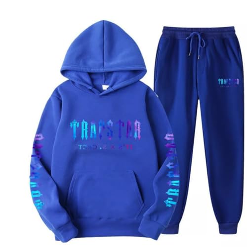 Genérico Chándal NOFS Hombre,Conjunto de 2 Piezas con Capucha y Pantalones de Jogging,Traje Deportivo para el Tiempo Libre,Fleece Chandal con impresión de Logotipo,Unisex