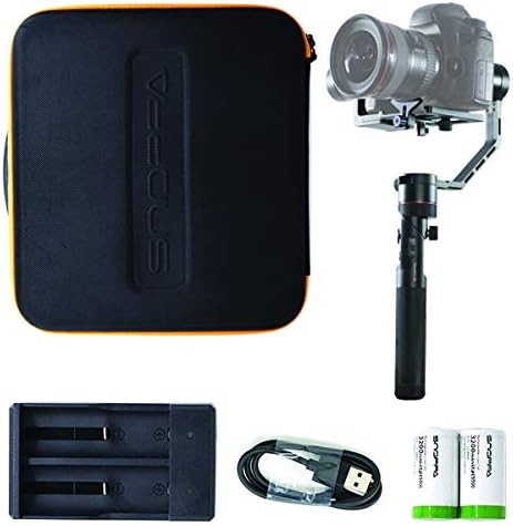 Snoppa rotatable Handle Kylin M 3-axis Handheld Gimbal stabilizer for mirrorless and Small DSLRs up to 4 lbs Payload Compatible with Canon M, Sony A7, Nikon J, Panasonic Lumix, Fuji XT (New Version)