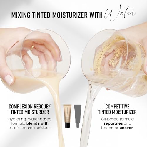 bareMinerals Complexion Rescue Tinted Moisturizer with SPF 30, Hydrating Tinted Mineral Sunscreen with Hyaluronic Acid, Sheer-to-Light Coverage, Multi-tasking, Skincare Infused Makeup