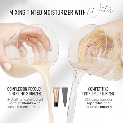 bareMinerals Complexion Rescue Tinted Moisturizer with SPF 30, Hydrating Tinted Mineral Sunscreen with Hyaluronic Acid, Sheer-to-Light Coverage, Multi-tasking, Skincare Infused Makeup