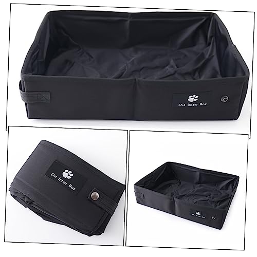 SUPVOX Caixa De Areia Para Gatos Suprimentos Para Animais De Estimação Banheiro Para Viagem Acessóri