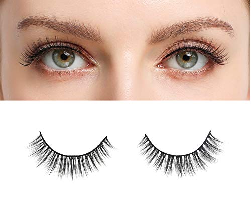 One Lash 3D Silk False Eyelashes Extension | Natural Look and Feel | Lightweight | Reusable | 100% Handmade& Cruelty-Free | Non-Magnetic | Soft