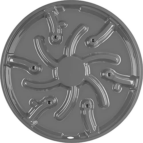 Tough Pans 87093 Dry Lift Water Heater Pan with PVC Adapter, 25\" Diameter Black - Thumbnail 2
