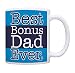 Bonus Dad Gifts Best Bonus Dad Ever Father's Day Gift Coffee Mug Tea Cup Blue