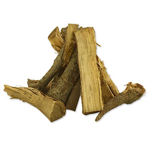 TRGCJGH Kiln Dried Kindling Firewood,Brennholz,Brennholz für Feuerstellen, Kamine und Holzöfen,für Kamin Lagerfeuer Indoor Outdoor,33lb Cover