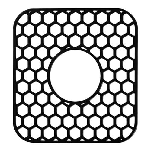 Alfombrilla para fregadero de cocina – Alfombrilla para horno de silicona – Antideslizante resistente al calor Protector para rejilla de encimera de 30 x 28 cm para cocina, lavadero, baño