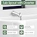 Bathtub Faucet Replacement with Diverter,Easy to Install American Standard Tub Spout for 1/2