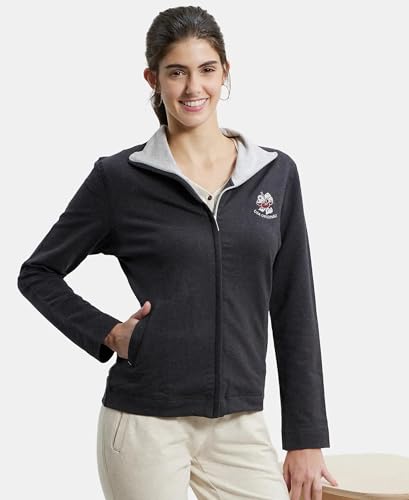 Image of Jockey Women's CottonSolid Regular Standard Length Jacket