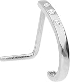 ➤ LIEFERUMFANG: 1 Nasenstecker | Stabstärke: 0,8 mm | Silberfarben | hochglanzpoliert | Chirurgenstahl 316L