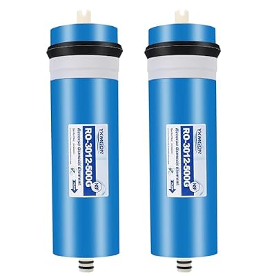 YKMGON 2Pack 500 GPD Universal Reverse Osmosis RO Membrane Element?3.0"x12" Replacement Water Filter,for Under Sink Home Drinking RO Water Purifier System