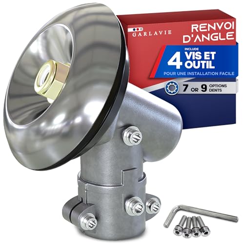 Garlavie - Engrenage conique universel à 9 dents de 26 mm - Pièces de rechange pour débroussailleuse, tondeuse à gazon Stihl et plus encore