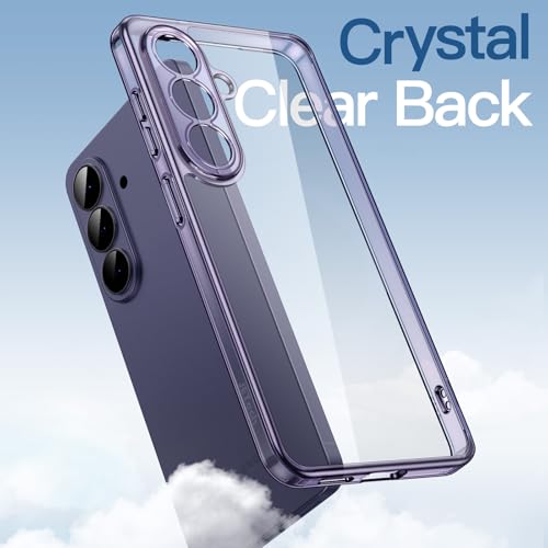 Image of JETech Cover Case for Samsung Galaxy S26 Plus, Camera Lens Full Protection, Non-Yellowing Shockproof Bumper Phone Cover, Anti-Scratch Hard PC Back (Cobalt Violet)