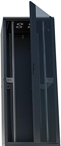 Intellinet Network Cabinet, Wall Mount (Standard), 6U, 300 mm Deep, Black, Assembled, Max 60 kg, Metal & Glass Door, Back Panel, Removeable Sides, Suitable also for use on a desk or floor, 10 Inch