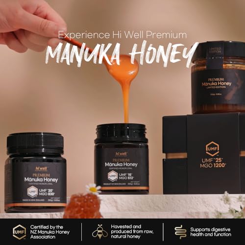Hi Well Premium New Zealand 100% Miel Manuka UMF 20+ 500g miniatura 3