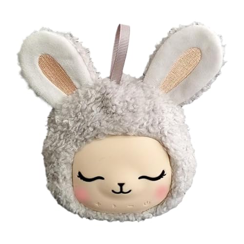 Peluche lapin blanc appareil de bruits blancs pour calmer les pleurs dans la chambre d'enfant
