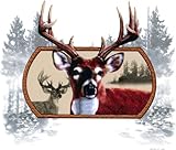 1/4 Sheet Cake - Deer Hunting Birthday- Edible Cake or Cupcake Topper