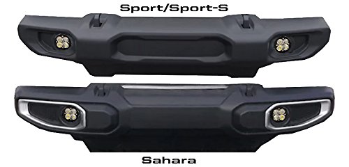 Baja Designs 447071 Fog Pocket Kit (Jeep JL, Sahara, Squadron-R Pro), Black Anodize