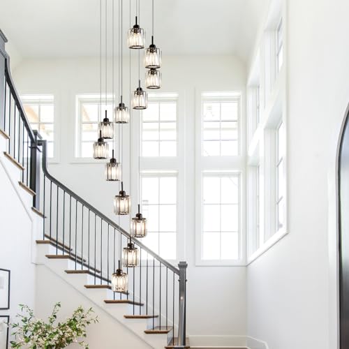 52% de descuento en candelabro negro moderno con cristales