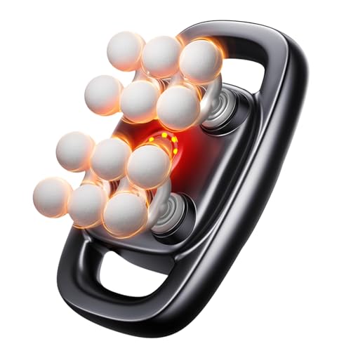 Zpptt 12 Heads Massage Gun Deep Tissue with 3 Model & 30 Levels, Cordless Quiet Back Massager for Pain Relief Deep Tissue, Neck Massager Birthday Gifts for Men