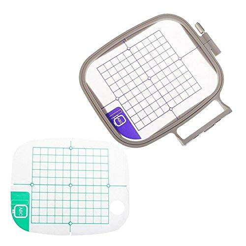 Ubersweet® Imported 2X(Embroidery Frame Hoop for Brother Se270d Se350 Se400 He120 He240 - Mediu Y7D6_98138