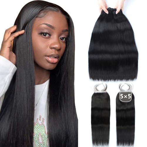 Royal Impression Echthaarverlängerung – Brasilianisches Haar, Grade 10A, Natur, 25–76 Cm