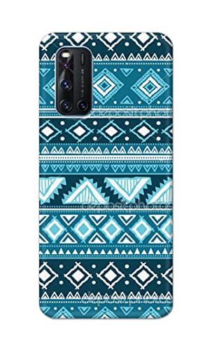 Image of PRINTFIDAA Coloured Tribal Pattern Hard Back Cover for Vivo V19 Back Cover -(P6) KAT1008