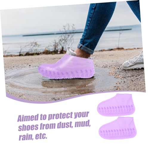 Cubiertas impermeables para calzado BESPORTBLE, 3 pares, protector de calzado para uso al aire libre, unisex, resistente miniatura 4