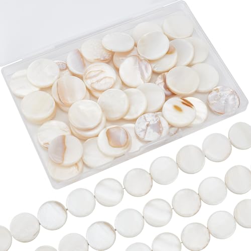 SUNNYCLUE Flat Shell Beads