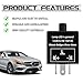 QKYS CF-13 LED Electronic Flasher Relay for LED Turn Signal Relay, EP34 3-Pin 12V Plug-and-Play Light Bulbs Flasher Relays Fix Hazard Warn Hyper Blink Flash,Fits Car SUV Motorcycle (Adjustable)