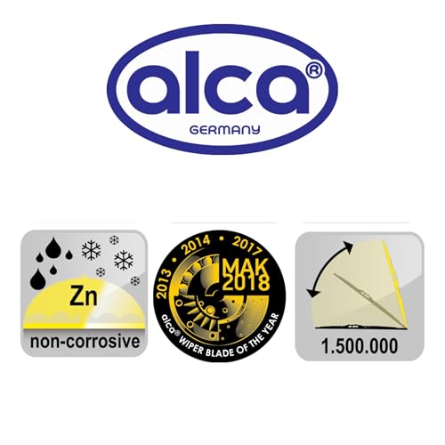 Fits Daihatsu Sirion 2005-onwards Alca Germany Universal Windscreen Wiper Blades Front Rear Classic 20"16"14" AU2016H14ARC - Image 7