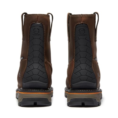 Timberland PRO Timberland PRO Men's True Grit Chelsea Composite Safety Toe Waterproof Industrial Western Work Boot, Dark Brown, 10 Medium