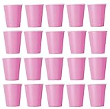 • 50 x estable coloridos y vasos de cartón de alta calidad en brillante colores bonitos colores para bebidas frías y bebidas calientes o también para aperitivos como cacahuetes sal o barras, etc.