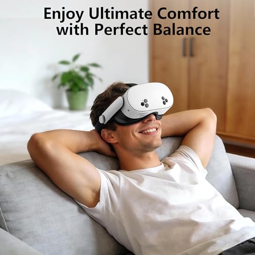 Image of APEXINNO Comfort Head Strap Compatible with Meta Quest 3S Accessories,Adjustable Elite Strap with Enhanced Support & Soft Headpad & Non-Battery Design