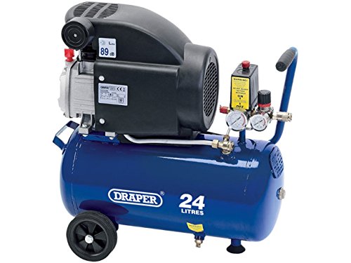 Draper 24980 Air Compressor, 24L, 230V, 1.5Kw, Blue 1 Draper 24980 Air Compressor, 24L, 230V, 1.5Kw, Blue
