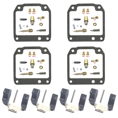 Kit carburateur XJ400 gicleurs laiton joints nitrile et flotteur haute résistance