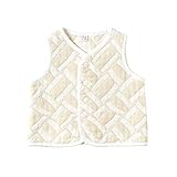 10mois(ディモワ) かごめ ふくふくガーゼちょっき ベージュ 50~70cm 19171010