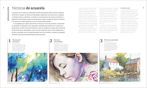 Acuarela. Técnicas artísticas: Aprende todas las técnicas, pinta paisajes y retratos y desarrolla tu propio estilo (Hobbies) - imagen 3