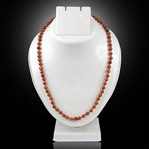 Mala en cristal marron collier 108 perles rondes Jap Mala 66 cm - 2