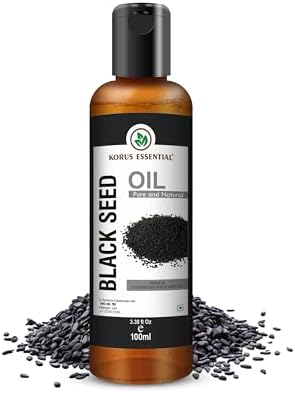Pure Natural Cold Pressed Black Seed, Kalonji, Nigella Sativa Oil for Hair Growth and Hair Fall Control, 200ml (Pack of 1)