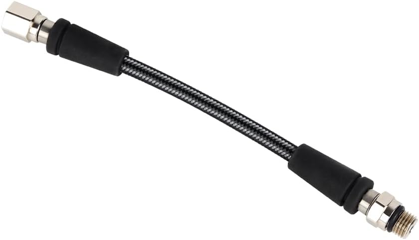 DIDEEP Diving Braided High Pressure Tube, Scuba Diving Residual Pressure Hose, Carbon Fiber Regulator Hose, for Recreational Diving