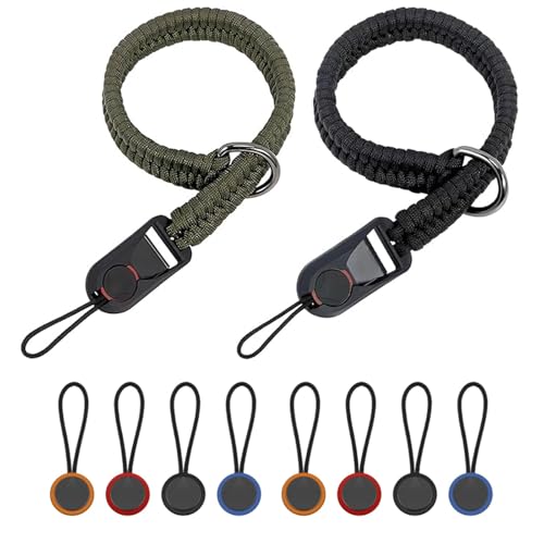 OhebEsx Kamera Handschlaufe 10-teilig, Camera Strap Mit Farbigen Schnellverschlüssen, Robuste Handschlaufe Kamera Für Fotografen & Outdoor