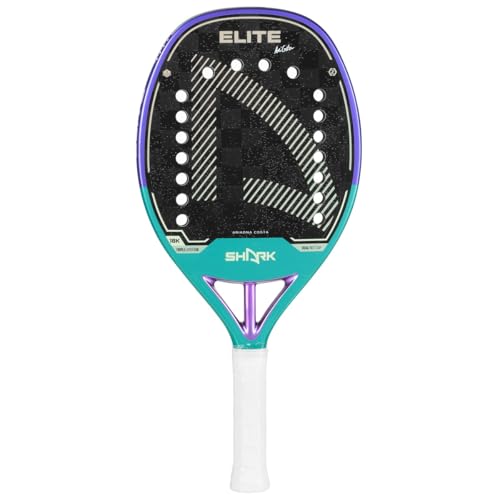 Raquete de Beach Tennis Shark Elite 2026 (18K) + Capa
