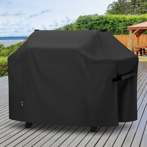 Image of Unicook Grill Cover Compatible with Weber Summit 600 Series and Summit Smart Gas Grills, Heavy Duty Waterproof Outdoor BBQ Cover, Fade Resistant Gas Grill Protector, Compared to Weber 7109