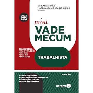 Capa do livro Mini Vade Mecum Trabalhista - Meu Curso - 6ª edição 2024