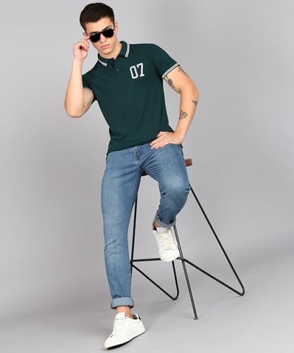Image of INKKR Men's Soild Half Sleeve Polo T-Shirt Combo